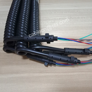 PUR Spiral Cable UL20417, UL20445, UL20563, UL20567