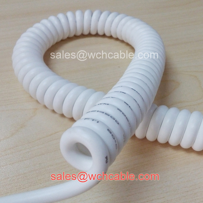 Mechanical Resistant Curly Cord