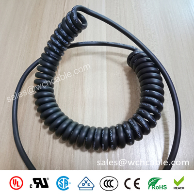 UL20978 Easy Working Fast Rebound Coiled Spring Cable