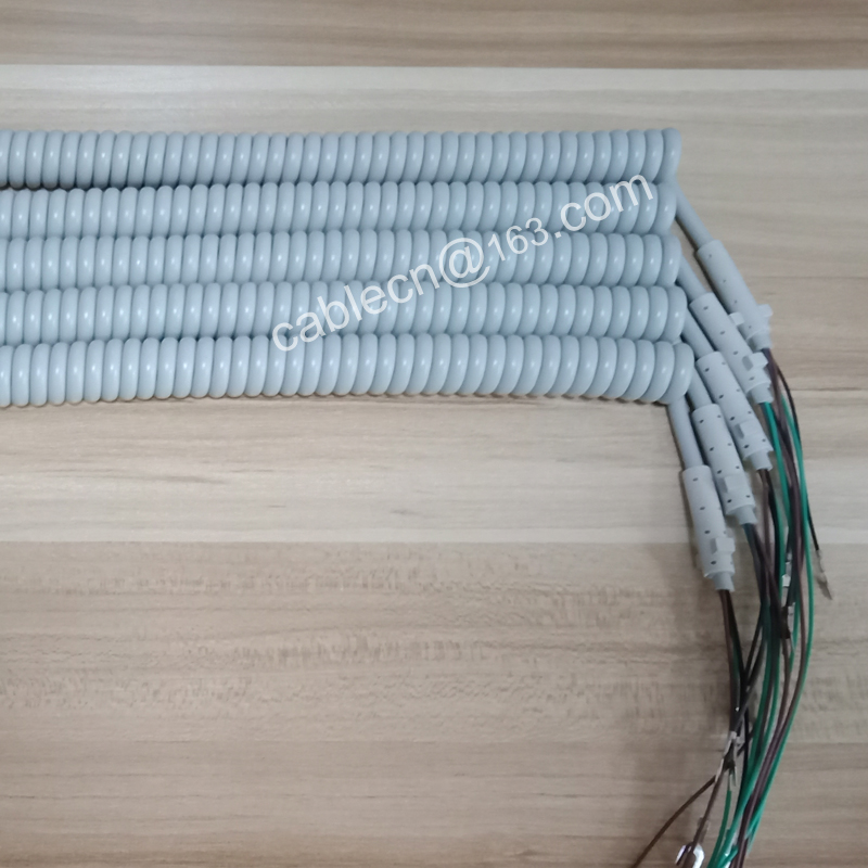 TPU Spiral Cable UL21316, UL21326, UL21576, UL21758, UL21769, UL21770, UL21929